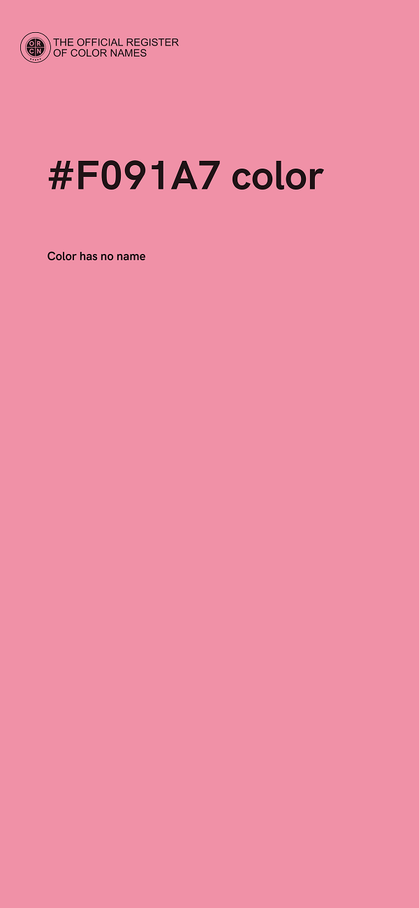 #F091A7 color image