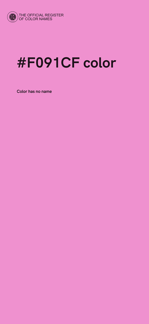 #F091CF color image