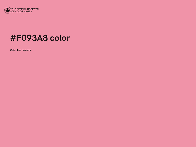 #F093A8 color image