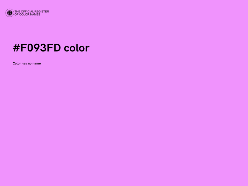 #F093FD color image