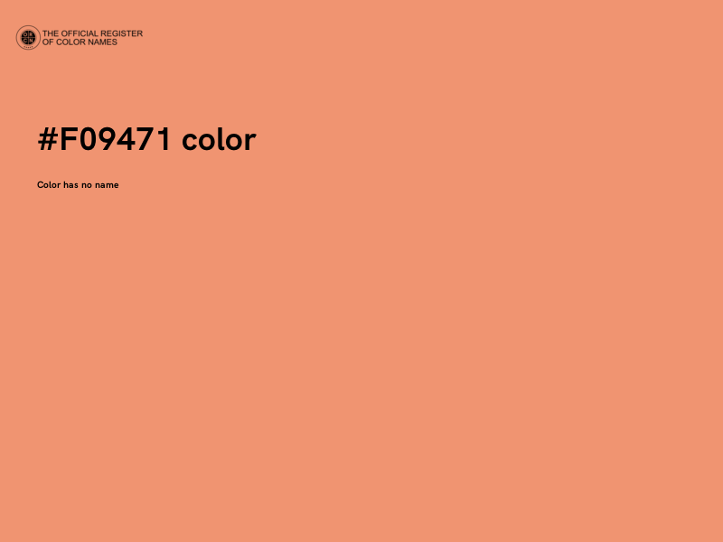 #F09471 color image