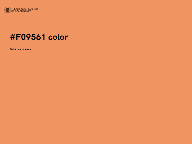 #F09561 color image