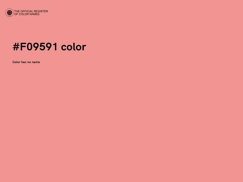 #F09591 color image