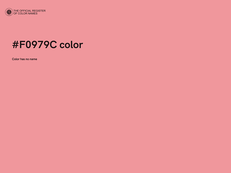 #F0979C color image