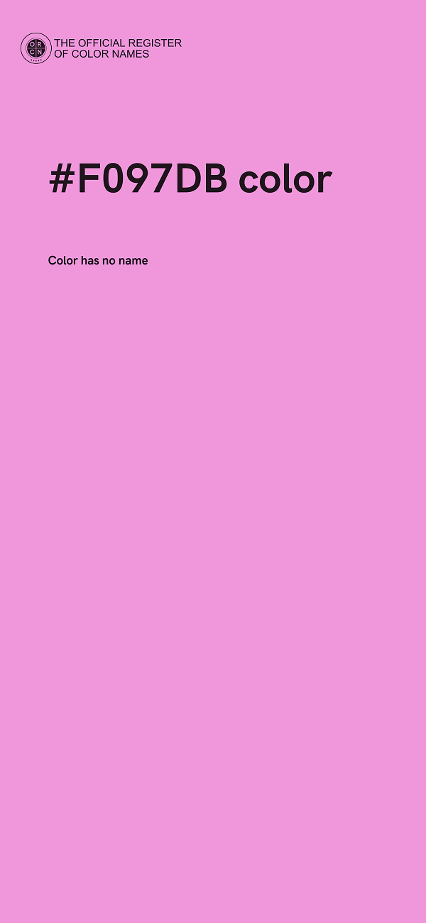 #F097DB color image