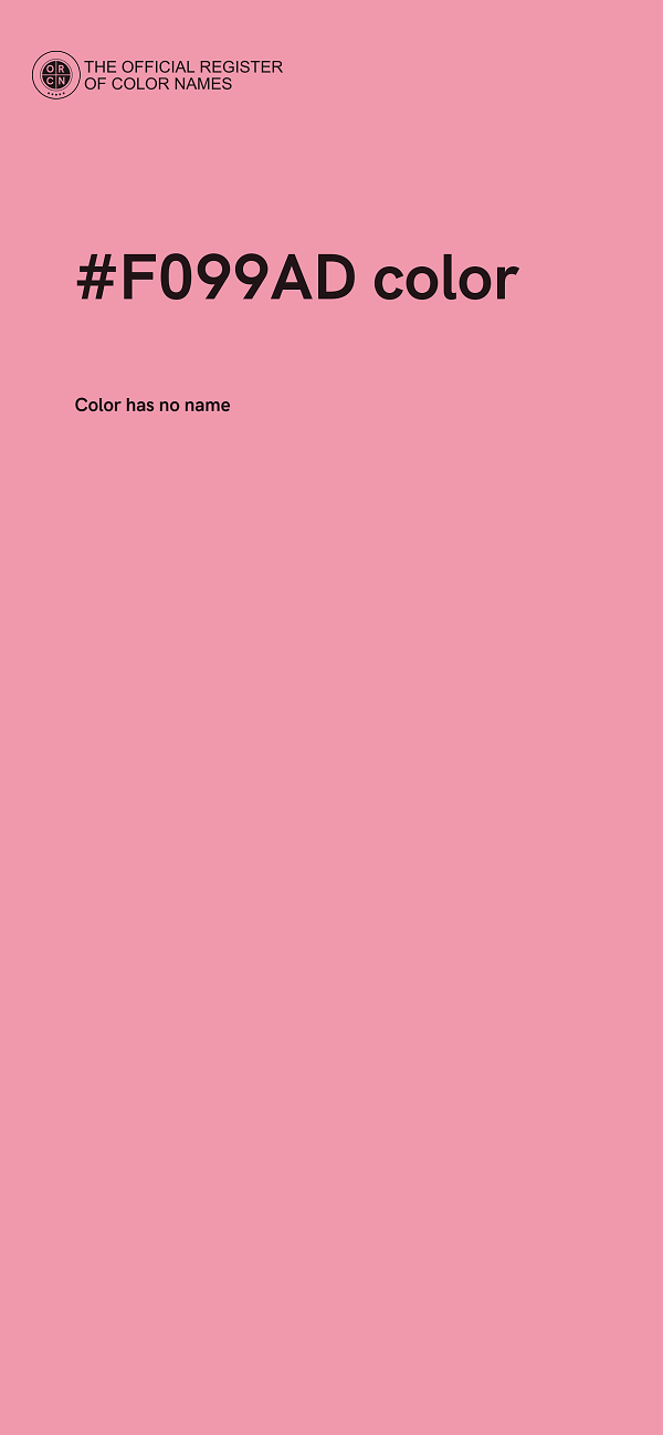#F099AD color image