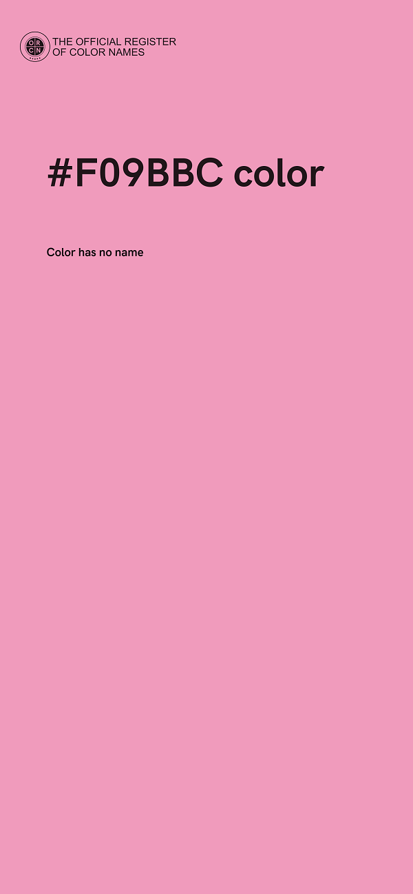 #F09BBC color image