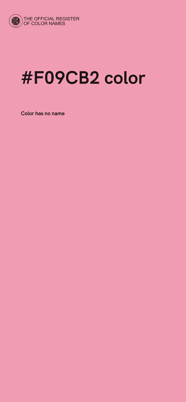 #F09CB2 color image