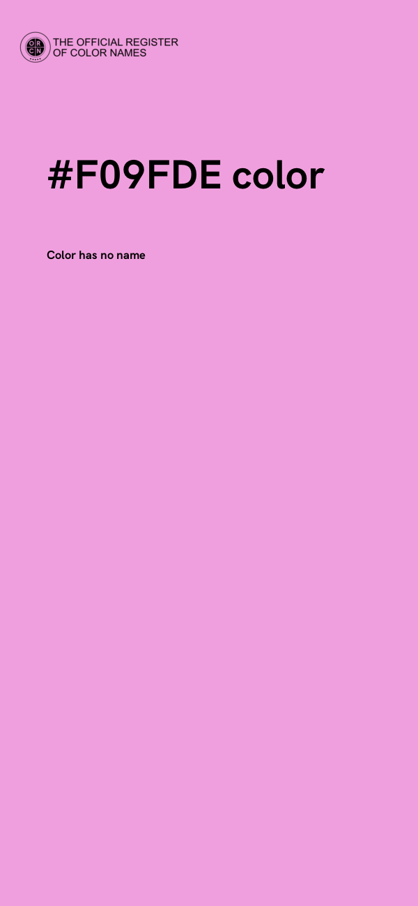 #F09FDE color image