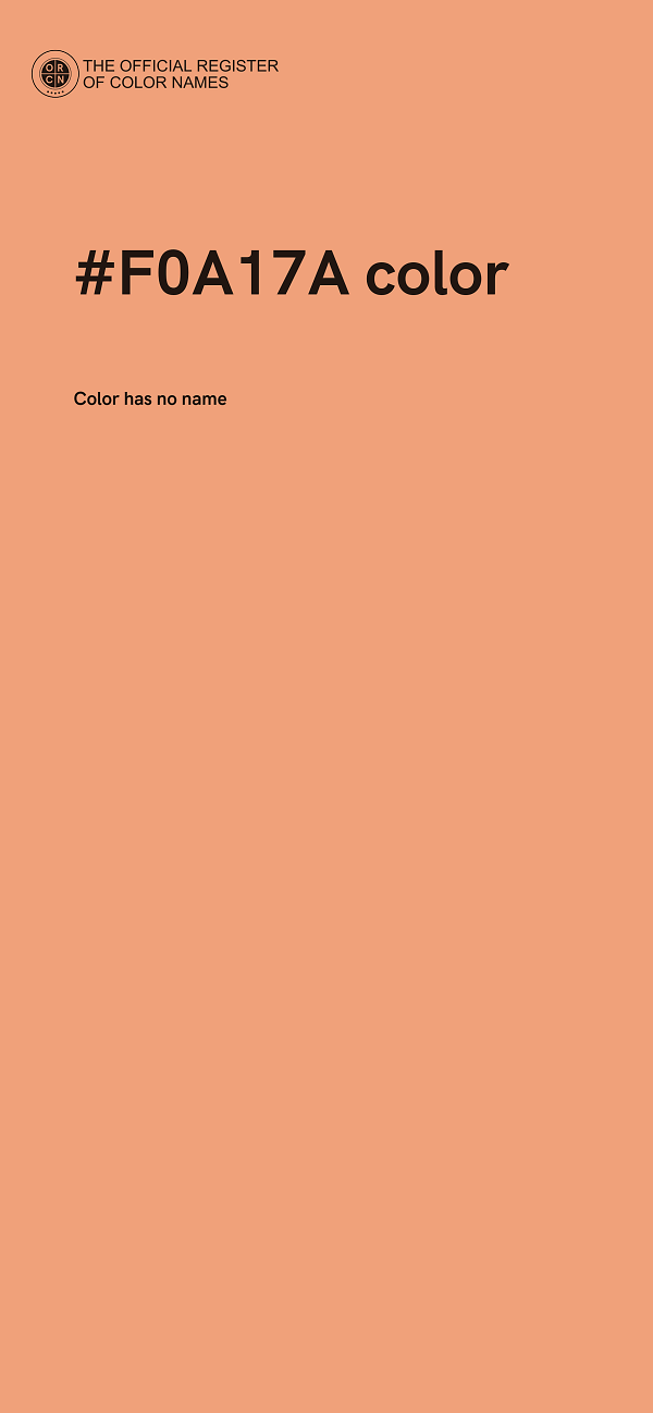 #F0A17A color image