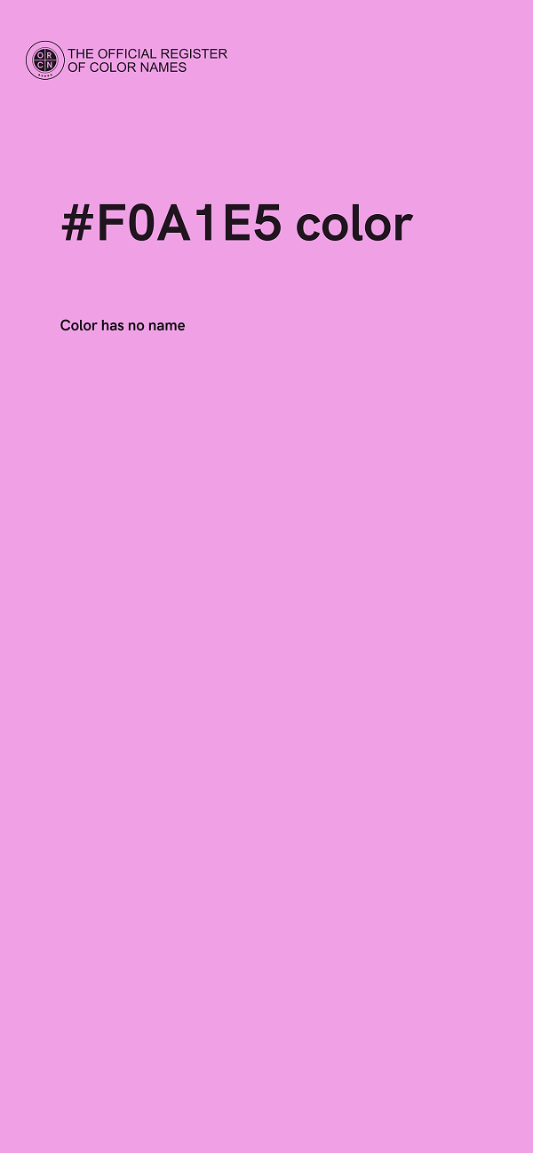 #F0A1E5 color image