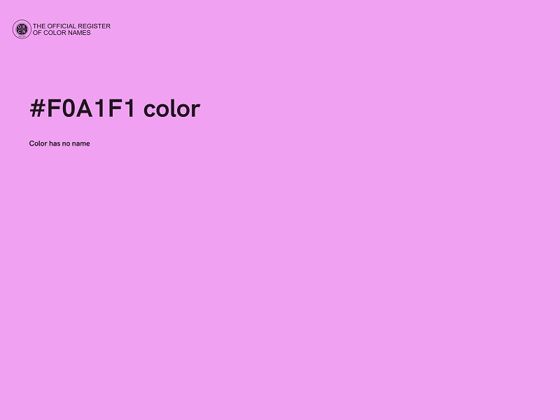 #F0A1F1 color image