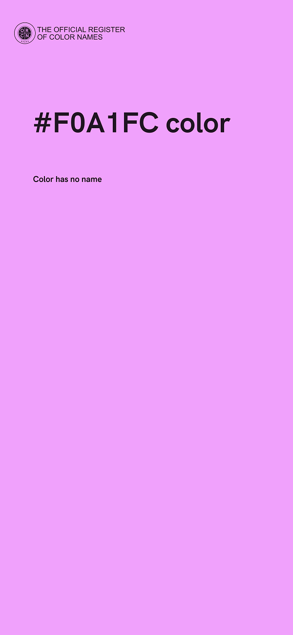 #F0A1FC color image