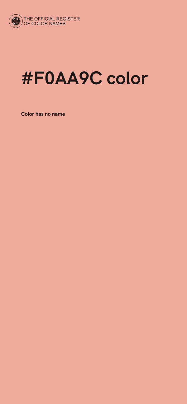 #F0AA9C color image