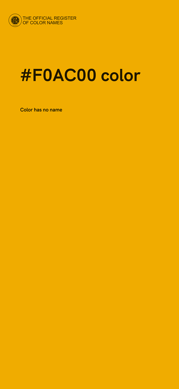 #F0AC00 color image