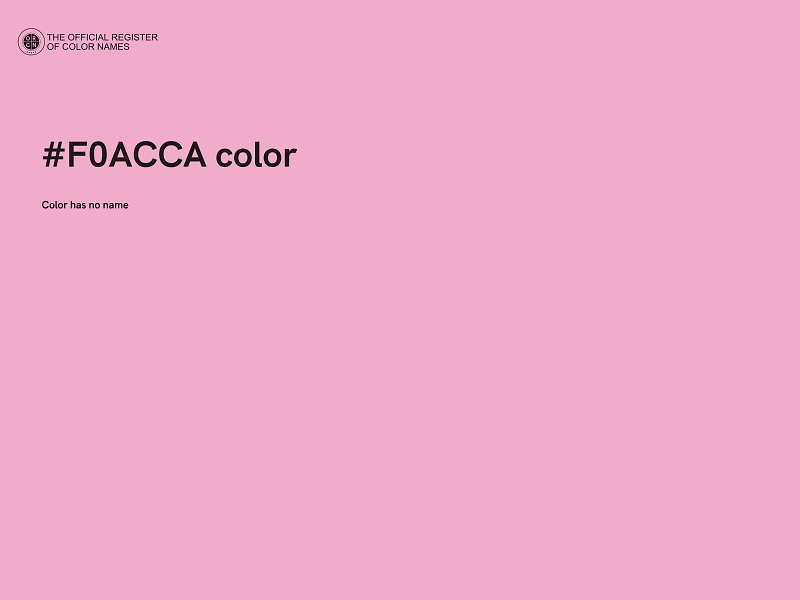 #F0ACCA color image