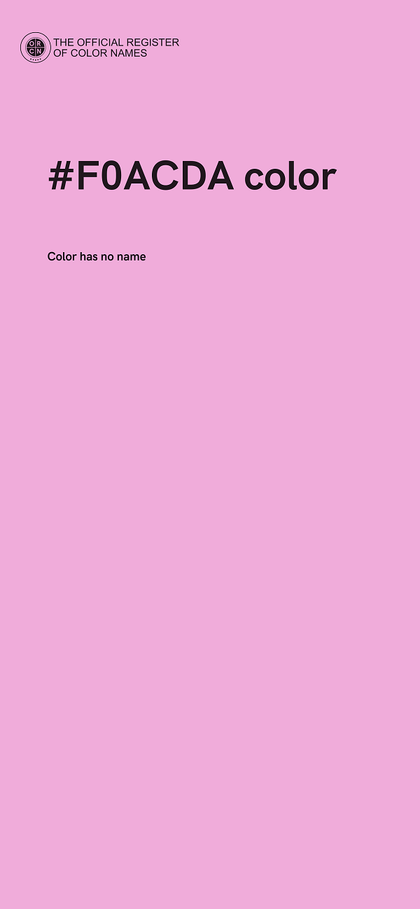 #F0ACDA color image