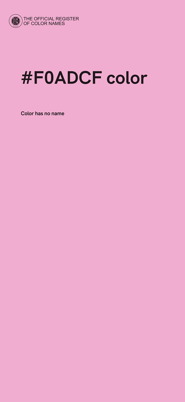 #F0ADCF color image