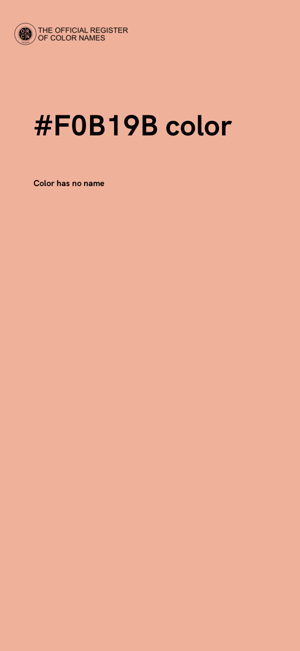 #F0B19B color image