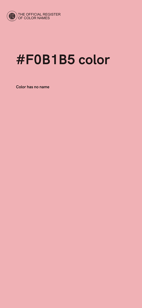 #F0B1B5 color image