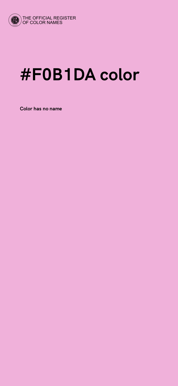 #F0B1DA color image