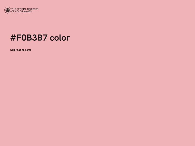 #F0B3B7 color image