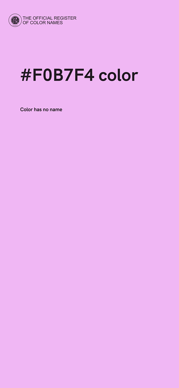 #F0B7F4 color image