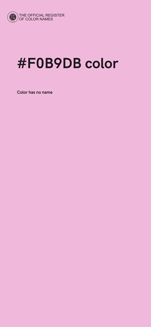 #F0B9DB color image