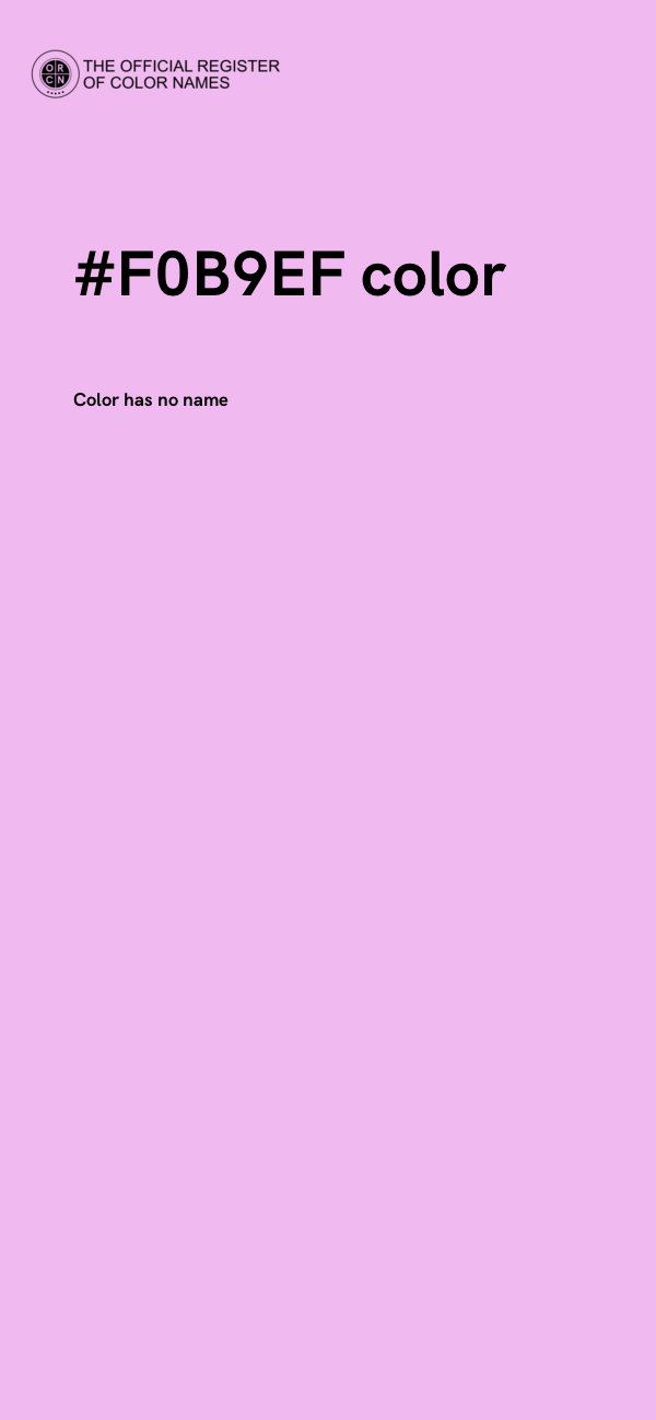 #F0B9EF color image