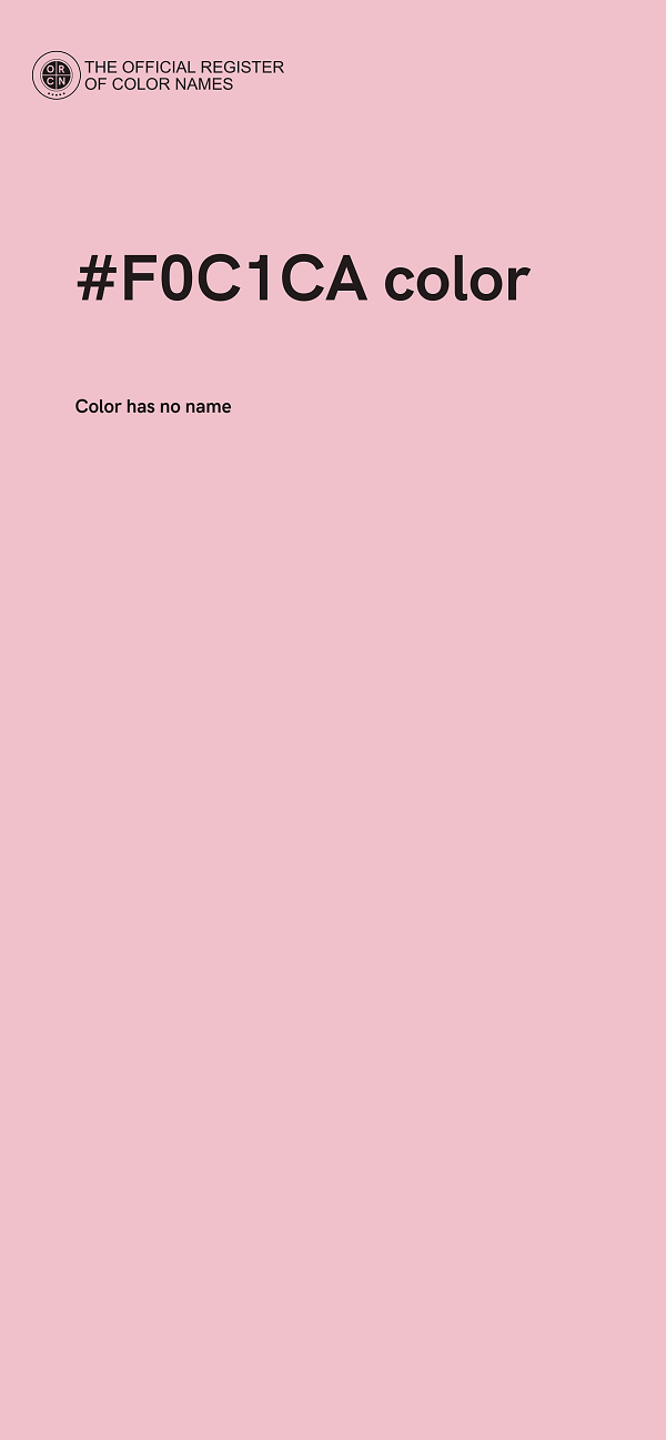 #F0C1CA color image