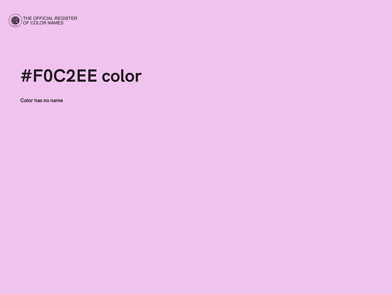 #F0C2EE color image