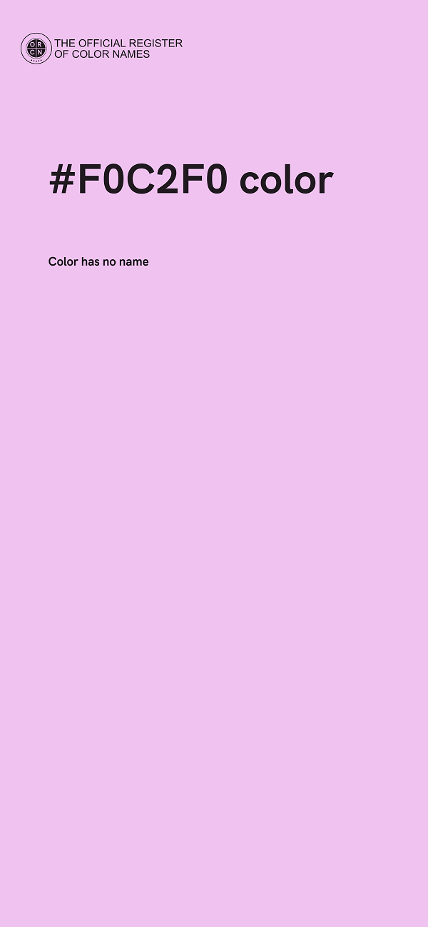 #F0C2F0 color image