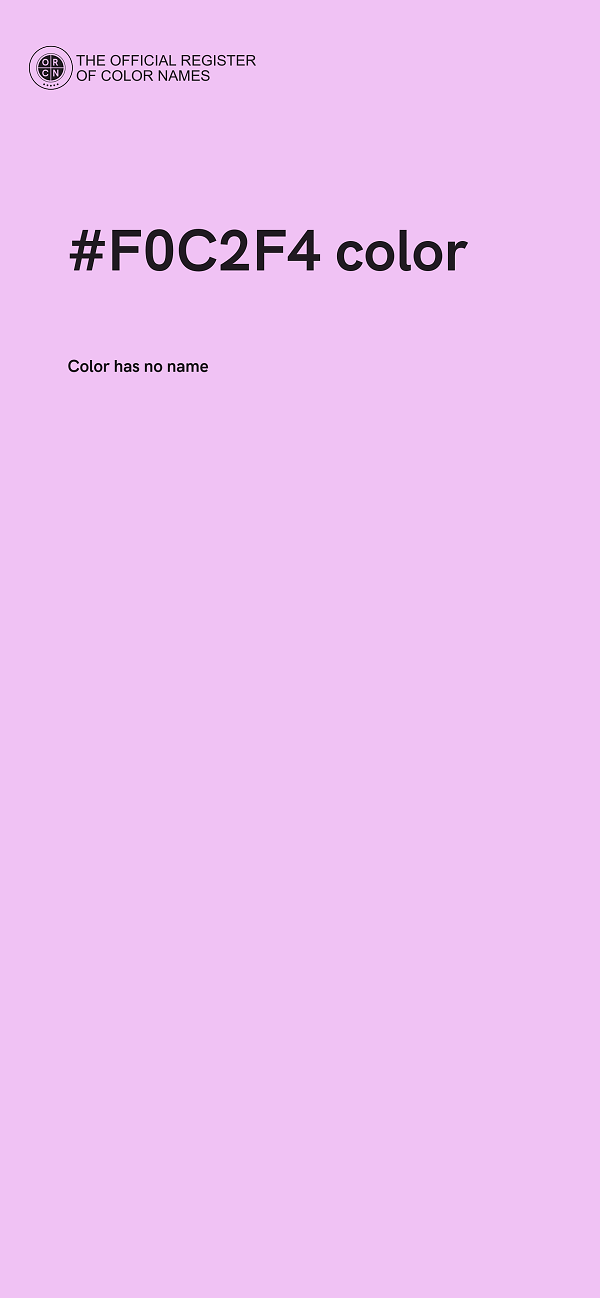 #F0C2F4 color image