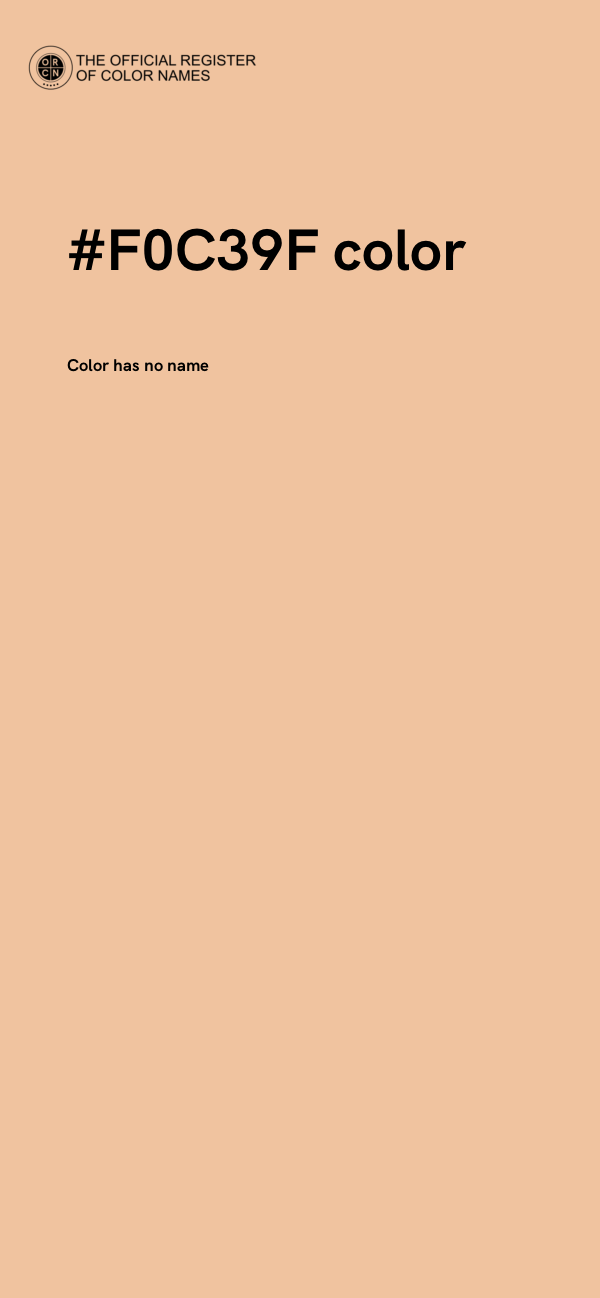 #F0C39F color image
