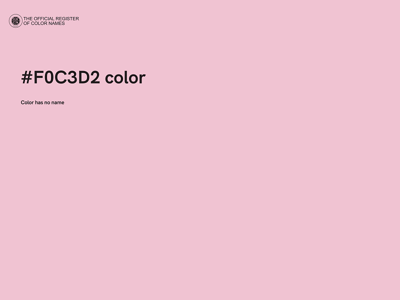 #F0C3D2 color image