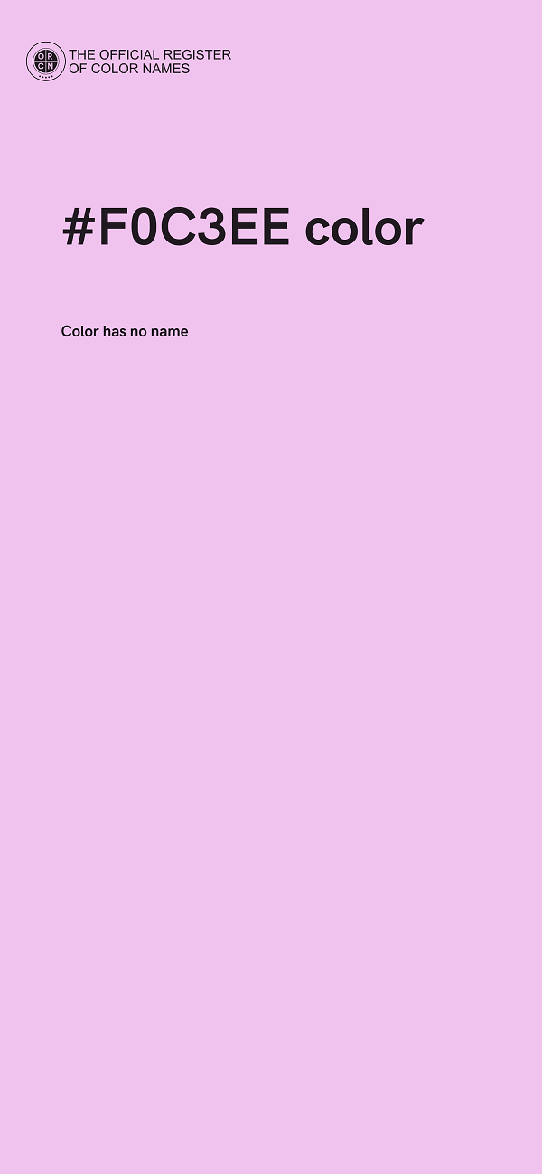 #F0C3EE color image