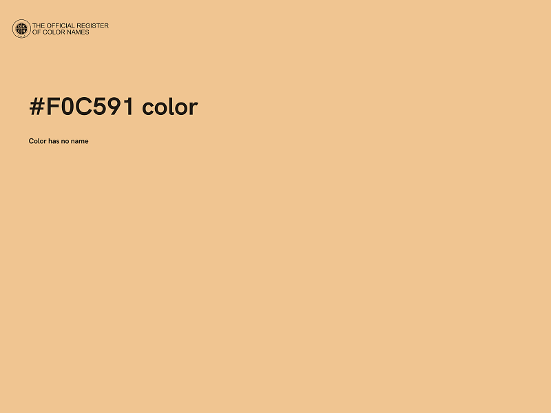 #F0C591 color image