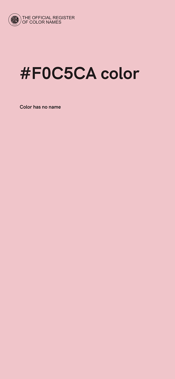 #F0C5CA color image