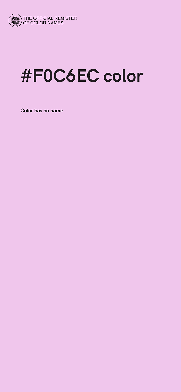 #F0C6EC color image