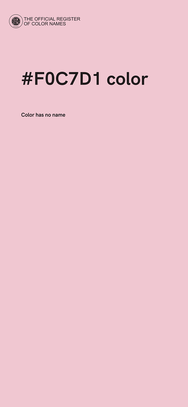 #F0C7D1 color image