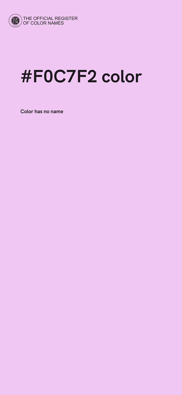#F0C7F2 color image