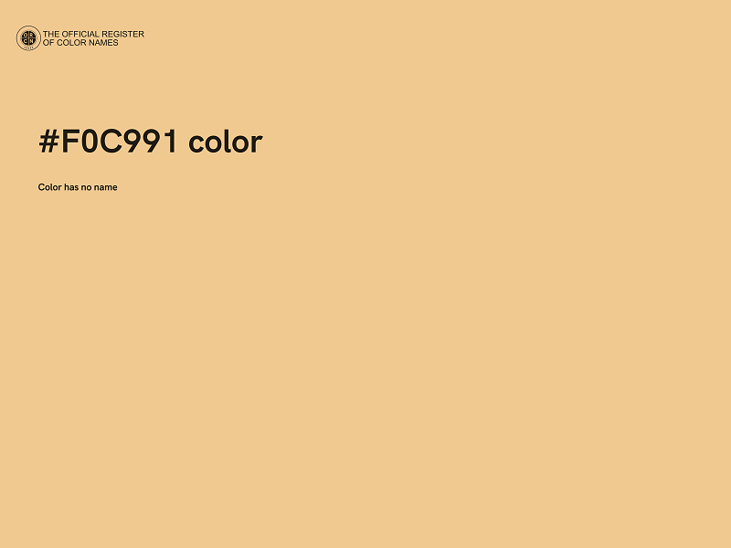 #F0C991 color image