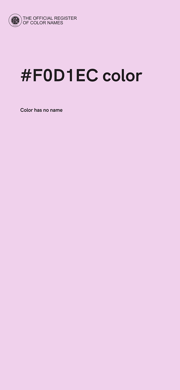 #F0D1EC color image