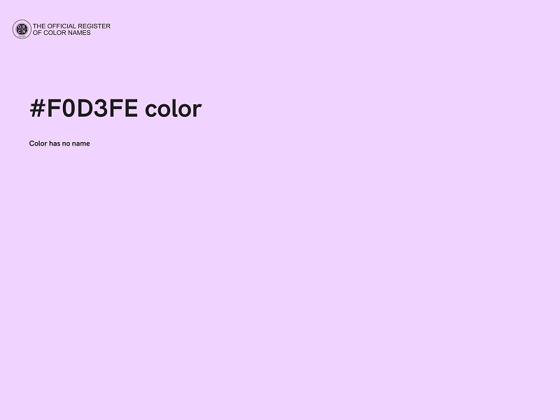 #F0D3FE color image