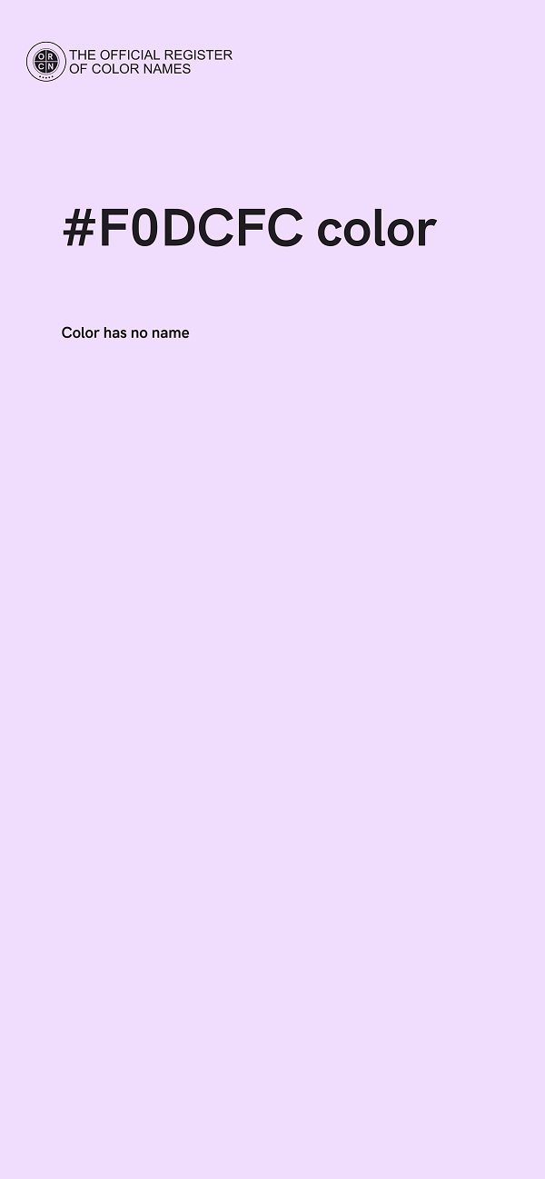 #F0DCFC color image