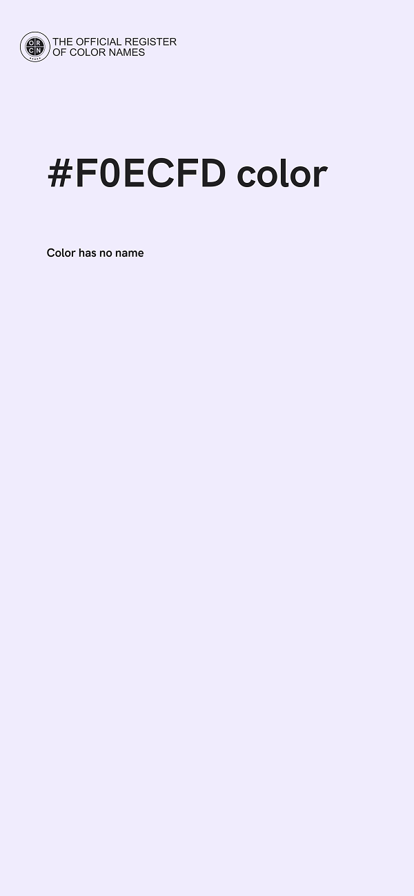 #F0ECFD color image