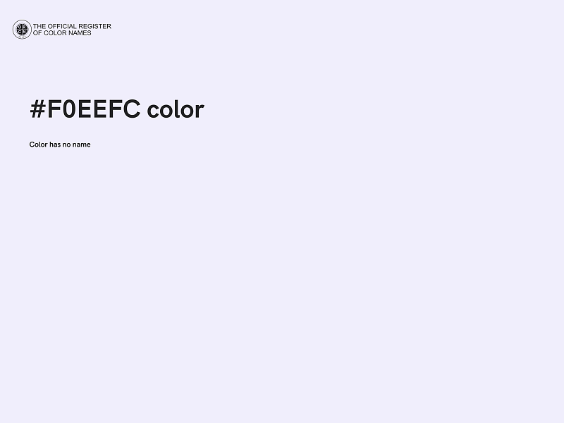 #F0EEFC color image