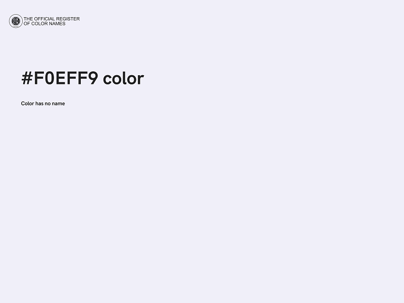 #F0EFF9 color image