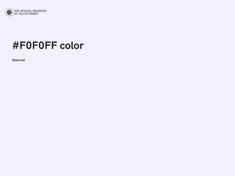 #F0F0FF color image