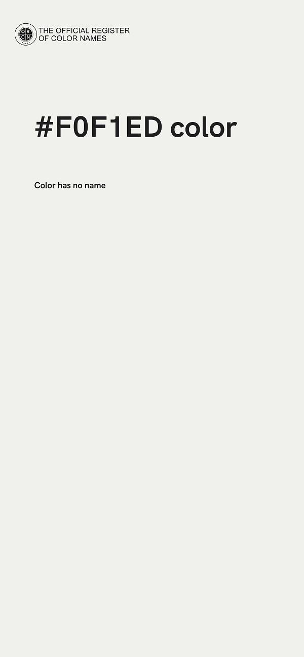 #F0F1ED color image